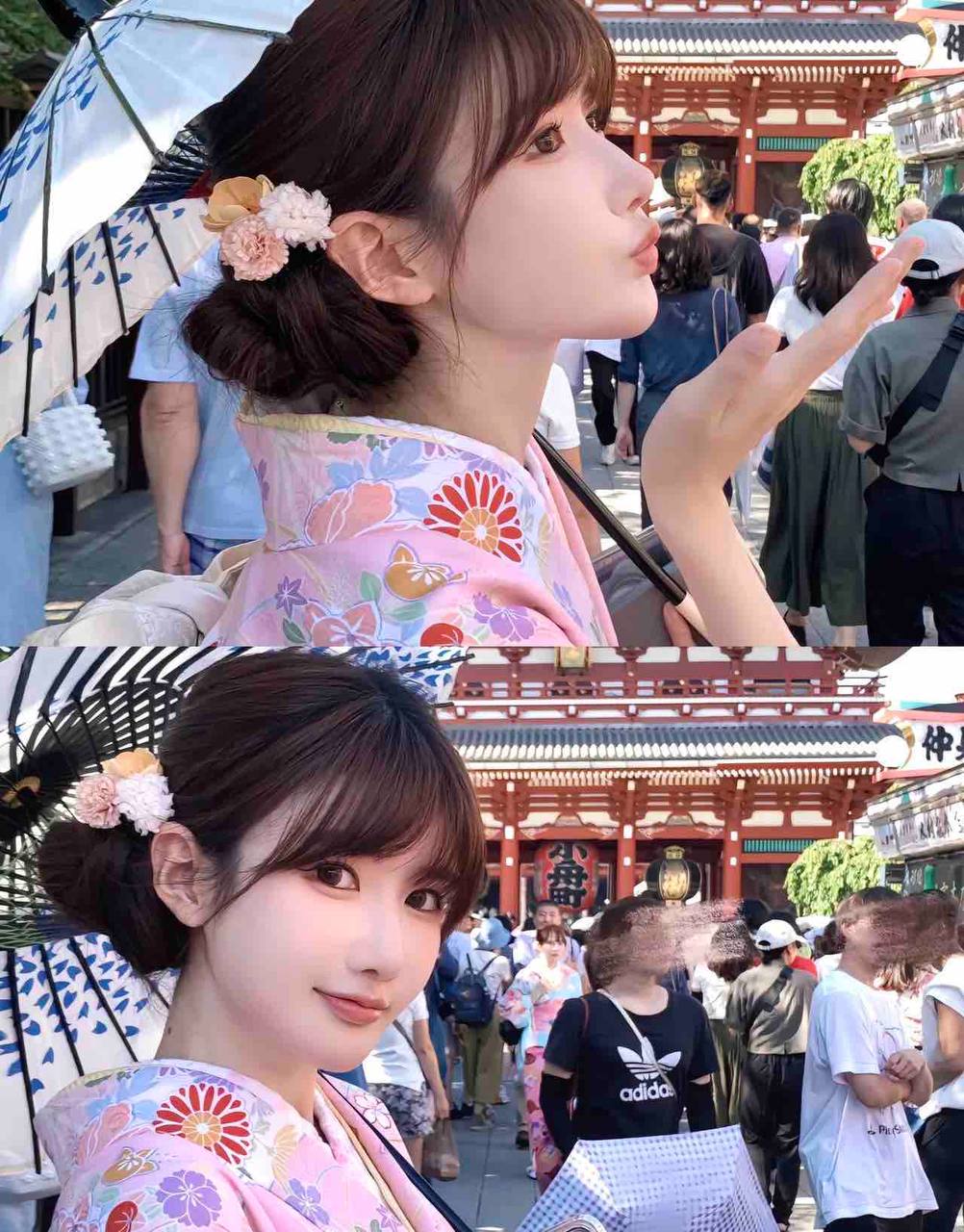 长沙身材颜值都挺好的小姐姐，腰很细，就是胸稍微有点小