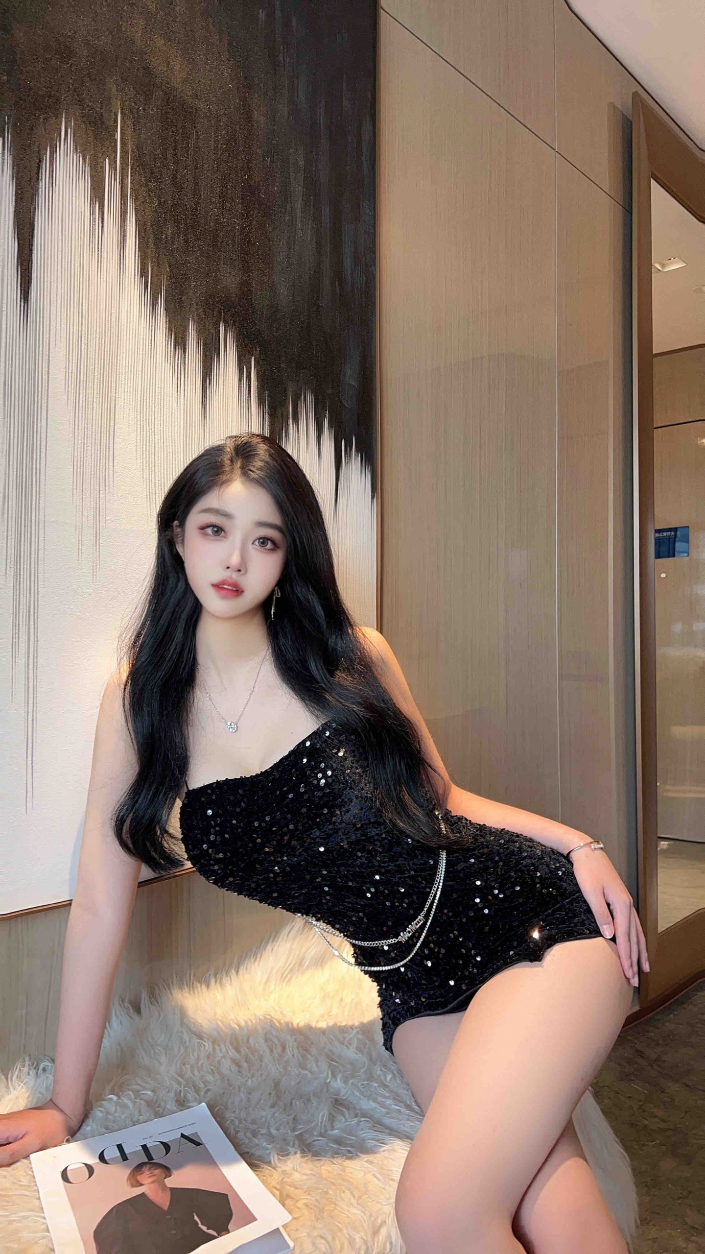 青岛市真实兼职大学生空姐180D车模